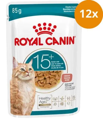 Produktbild von ROYAL CANIN FHN Cat Ageing 15+ Gravy 12x85g