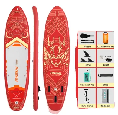 Productafbeelding van Opblaasbaar surfplank, hoge draagkracht, antislipdek, model SUPFW50C