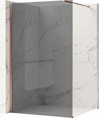 Immagine prodotto di Parete Doccia Rea Flexi Grey 110 Brush Copper
