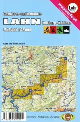 Image de Carte hydrographique de la Lahn au 1/75 000