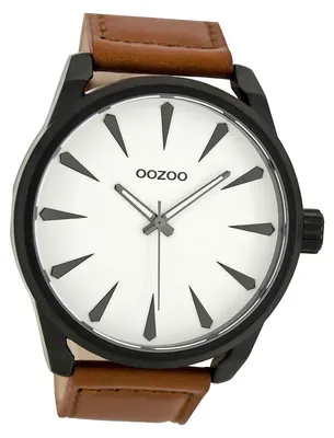 Obrázok produktu pre Pánske hodinky Oozoo Timepieces C8226, hnedý kožený remienok, quartzový mechanizmus, analógový displej, model D3UOC8226
