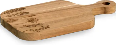 Image de ZELLER Planche à servir suspendue fleur 30 x 17 x 2 cm