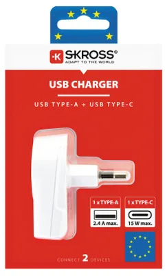 Immagine prodotto di SKROSS 00187174 SKROSS Euro USB Charger (AC) Ladeadapter