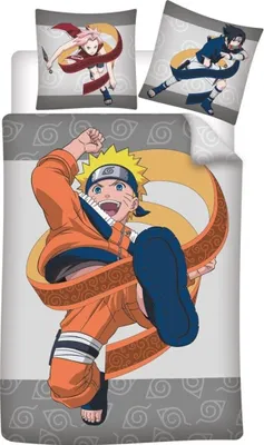 Image de Naruto Attack Housse de couette simple 140 x 200 cm coton