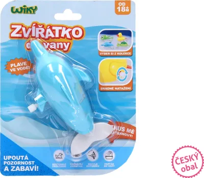 Produktbild von Aufziehbarer Delfin für die Badewanne, 14 cm – tschechische Verpackung