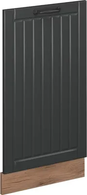 Image de Façade de lave-vaisselle Vicco Fame-Line Gris foncé 45cm sans PT, Model 56500