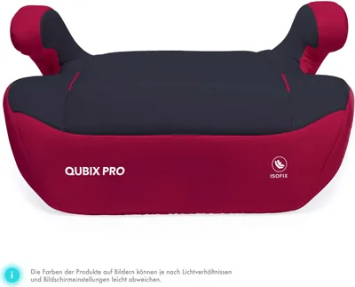 Produktbild von Daliya® QUBIX PRO Kindersitzerhöhung mit ISOFIX, i-SIZE NORM ECE R129, 125 - 150 cm, Gurtfix, Autositz, Autokindersitz, Kindersitz, Sitzerhöhung