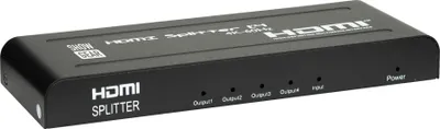 Produktbild von Showgear HDMI 2.0 Splitter 1 in 4 out 1 Eingang, 4 Ausgänge, 4K 60 Hz, 18 Gbit/s