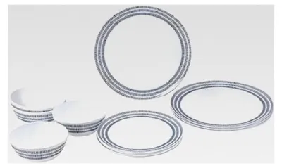 Produktbild von C6T Geschirrset, 12-teilig, BlueBAY, 3-teiliges Set