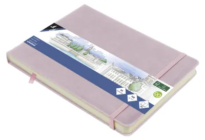 Produktbild von Kangaro Art Skizzenbuch A5 landscape violett PolyurethanHardcover 80 Blatt 140 Gramm cremefarbenes Papier