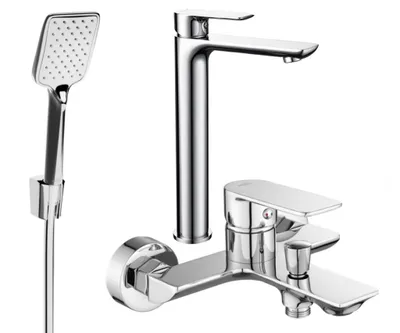 Zdjęcie produktu dla Mexen Alfa R62 zestaw wannowy, chrom - 745713R62-00