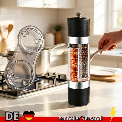 Produktbild von Salz & Pfeffermühle Edelstahl Manuell 2-in-1
