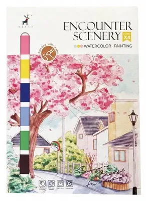 Obrázok produktu pre Omaľovánka sada na akvarelové maľovanie - Encounter Scenery