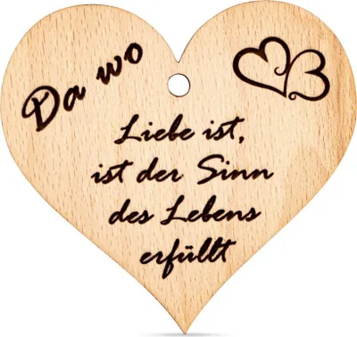 Produktbild von Anhänger Da wo Liebe ist