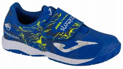 Image de Joma - Chaussures de football en salle pour enfants « Super Copa » PP6899 (33 EU) (bleu)