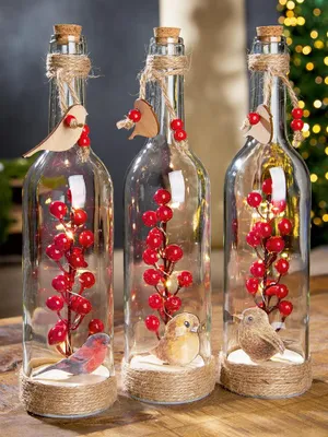 Zdjęcie produktu dla Gilde Glass 5-LED Bottlep.rowanberries VE 18 so 51307