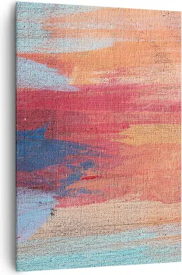 Produktbild von Bild auf Leinwand - Leinwandbild - Einteilig - Die Farben Farben Abstraktion - 70x100cm - Wand Bild - Wandbilder - Leinwanddruck - Wanddekoration - Leinwand bilder - Wandbild - PA70x100-5069