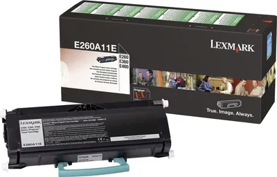 Immagine prodotto di Toner Lexmark E260A11E       black  3.500 Seiten    E260A11E