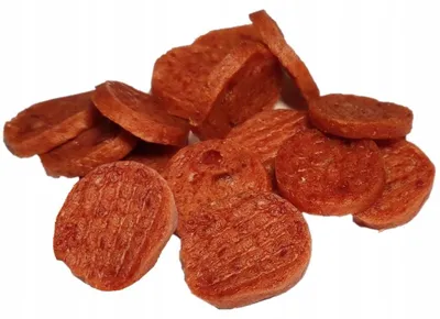 Zdjęcie produktu dla Przysmak dla psa Talarki z kaczką i kurczakiem Petitto 500g