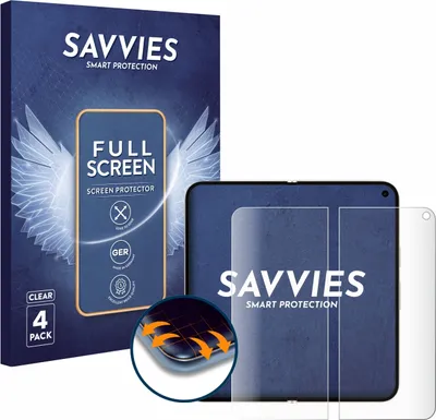 A product box and screen protectors for a phone.