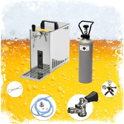 Immagine prodotto di Set completo - Spillatore birra - PYGMY 25, dispenser birra, macchina per birra 1-linea, 35 litri/h - Green Line, KEG: senza