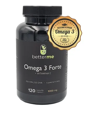 Zdjęcie produktu dla Omega 3 w Kapsułkach - Zdrowe serce i mózg - 120 kapsułek|+ witamina E |