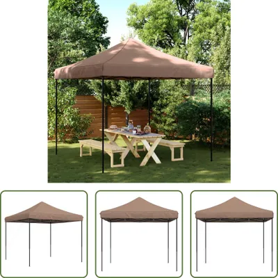 Obrázek produktu pro The Living Store Párty stan skládací Pop-Up Brown 292x292x315 cm
