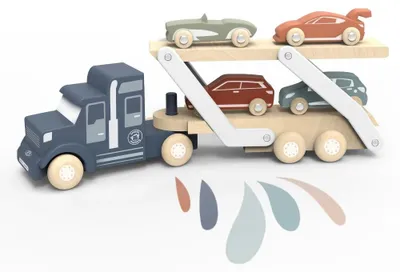 Immagine prodotto di Camioncino trasportatore con macchinine, Speedy Monkey