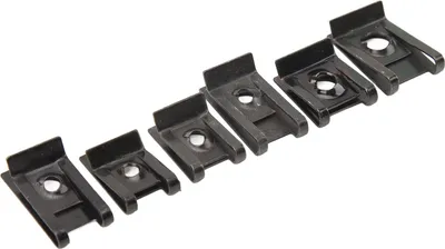 Image de Jeu de clips à écrous en U, fixation stable, haute résistance, jeu de 6 écrous pour voiture, train, avion, camion, caravane, 120 pièces