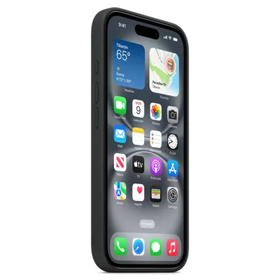 Produktbild von Apple iPhone 16 Plus Silikon Case mit MagSafe, schwarz