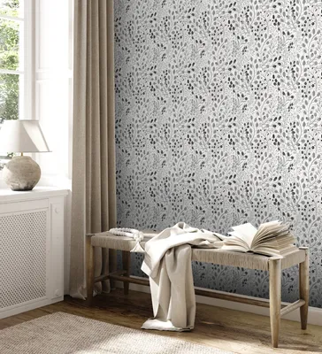 Obrázek produktu pro A.S. Création Tapete Attractive 2 388473 Grau Floral Wandtapete Vliestapeten