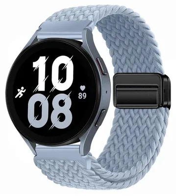Immagine prodotto di Bracciale per Redmi Watch 5 Lite - Smartwatch - 22 mm - Nylon intrecciato - Chiusura magnetica - Lilla chiaro