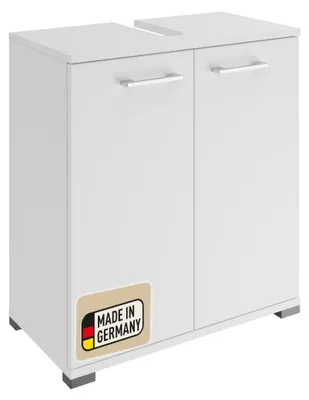 Productafbeelding van Probus Basic onderkast voor wastafel, 60 cm – Moderne wastafelonderkast in wit