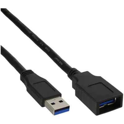 Obrázok produktu pre InLine B-35620, 2 m, USB A, USB A, USB 3.2 Gen 1 (3.1 Gen 1), 5 Gbit/s, Čierna
