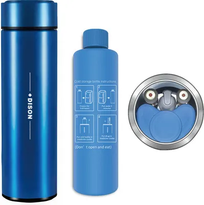 Produktbild von Přenosný inzulínový chladič Cooler Cup 2-8 ℃ Chladicí kontejner na léky na cestách, (modrý)