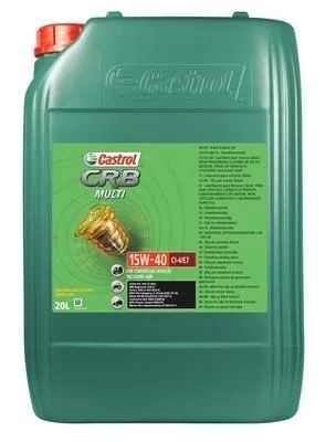 Produktbild von 20 Liter CASTROL 15W-40 CRB Multi CI-4/E7 CATERPILLAR ECF-2 CUMMINS CES 20077 CUMMINS CES 20078 DDC PGOS 93K215 DQC III-10 LA Mack EO-M Plus Mack EO-N MB 228.3 MTU-2 Renault RLD-2 Volvo VDS-3