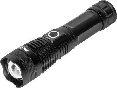 Immagine prodotto di Torcia LED ricaricabile Rebel 10W Zoom Alluminio 1000lm IP65 USB-C