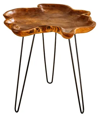 Image de Table d'appoint 65 cm en bois, design moderne pour le salon - ACHETER MAINTENANT