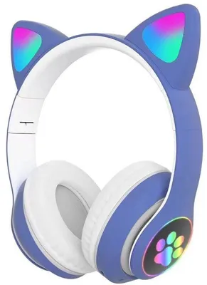 Zdjęcie produktu dla Słuchawki Bluetooth dla dzieci – nauszne – douszne – z mikrofonem – z efektami świetlnymi – różowe
