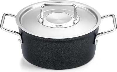 Zdjęcie produktu dla Fissler - Garnek wysoki Adamant 18cm/2,1L Czarny