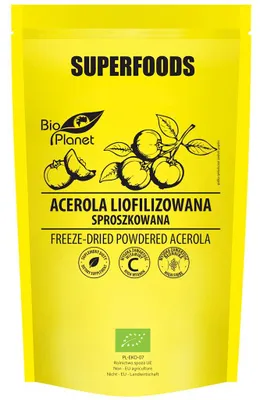 ACEROLA LIOFILIZOWANA SPROSZKOWANA BIO 100 g - BIO PLANET SUPERFOODS