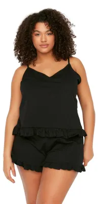 Immagine prodotto di Tuta intera da donna Trendyol Curve, colore nero, taglia 6X-Large