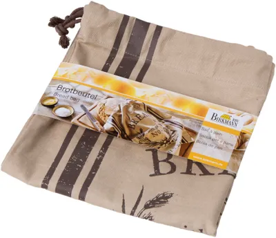 Immagine prodotto di Birkmann Freshly Baked Brotbeutel, Brot Beutel, Brottasche, Aufbewahrung, Baumwolle, 45 cm, 700536