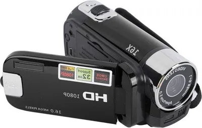 Immagine prodotto di Fotocamera digitale portatile da 16 MP con risoluzione 1080p e zoom 16x per principianti