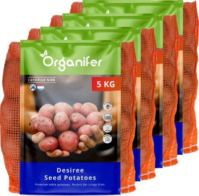 Zdjęcie produktu dla Sadzeniaki ziemniaka Desiree A 28/35 (20 kg) - Organifer