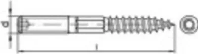 Zdjęcie produktu dla TOOLCRAFT 159644 Śruba wieszakowa M8 120 mm stal ocynkowana 100 szt.