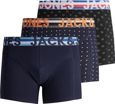 Produktbild von Jack & Jones Trunks 3 Pack Unterhose Shorts JACHENRIK