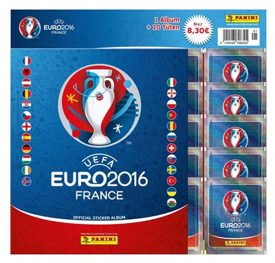 Produktbild von UEFA Euro 2016 Album + 10 Stickertüten