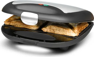Produktbild von Sandwich Maker ST 710, für 2 Sandwiches, antihaftbeschichtete Toastplatten, schnelles Aufheizen
