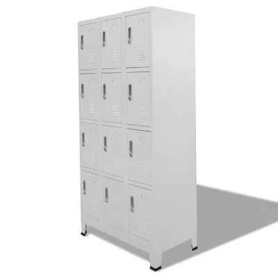 Immagine prodotto di vidaXL vidaXL - Armadietto - con - 12 - scomparti - 90x45x180 - cm